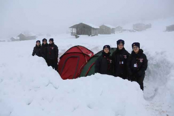 İBB’nin Desteğiyle Türkiye İzcileri Kış Kampında