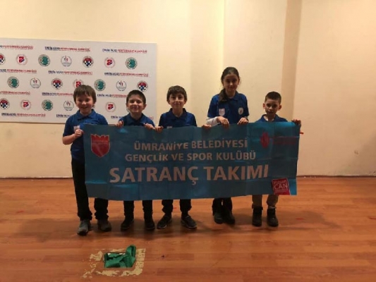 Ümraniye Belediyesi Satranç Takımı İstanbul 1. Bölge Şampiyonu Oldu