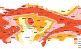 Türkiye'nin deprem haritası güncellendi