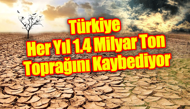 Türkiye Her Yıl 1.4 Milyar Ton Toprağını Kaybediyor