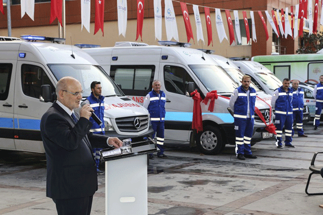 Yeni ambulanslar Beykoz’da göreve hazır
