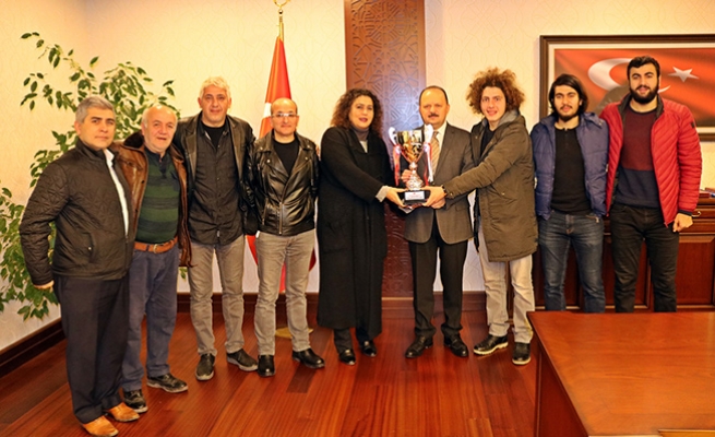 Şampiyon Maltepe Yıldızspor’dan Kaymakam Dallı’ya Ziyaret