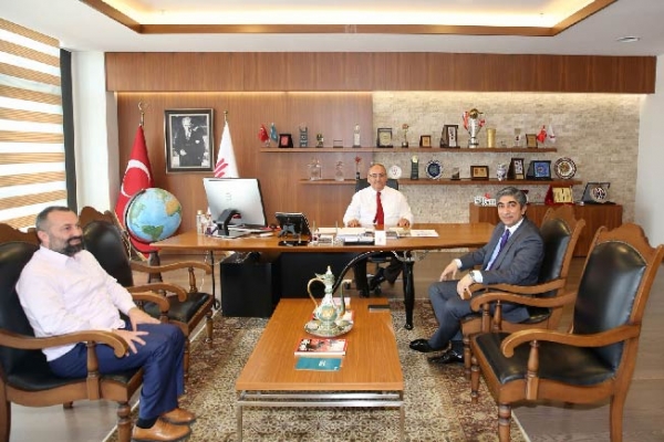 Ümraniye İlçe Emniyet eski Müdürü Hüseyin Göllüce’den Başkan Hasan Can'a ziyaret