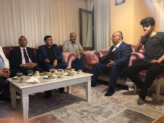 Başkan Hasan Can, ev ziyaretinde bulundu