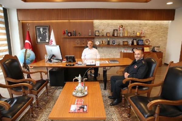 Ümraniye Cezaevi Bölük Komutanı’ndan Başkan Hasan Can’a ziyaret