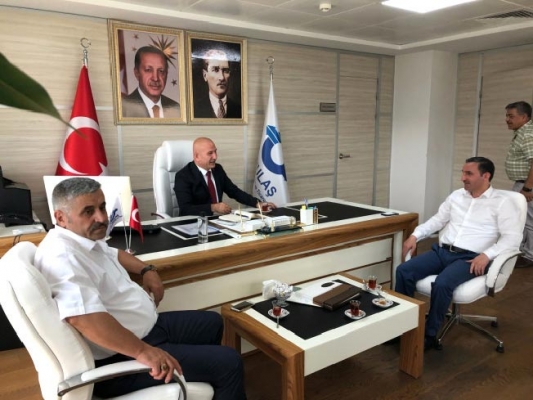 AK Parti Sultanbeyli İlçe Başkanı Ali Tombaş, Özulaş A.Ş. Başkanı Sedat Şahin ziyaret etti