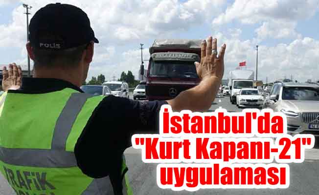 İstanbul'da "Kurt Kapanı-21" uygulaması