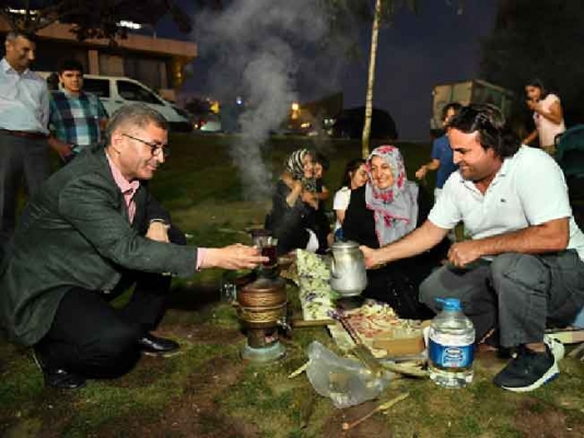 Şehit Halil Kantarcı Parkı’nda Akşam Çayı