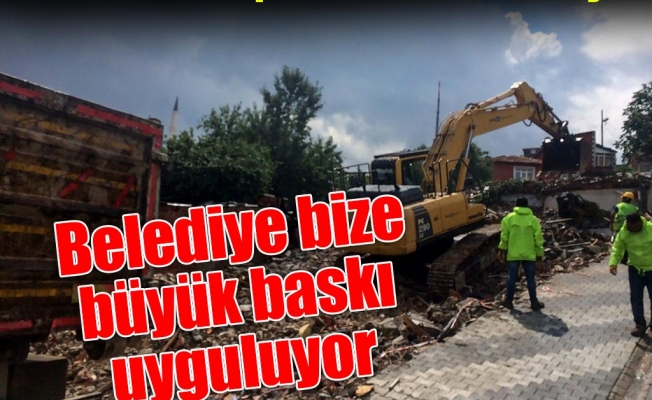 Üsküdar Kirazlıtepe’deki mahalleli direniyor: Belediye bize büyük baskı uyguluyor