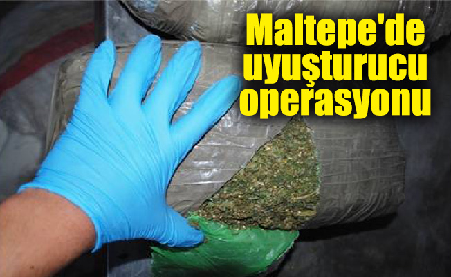 Maltepe'de uyuşturucu operasyonu