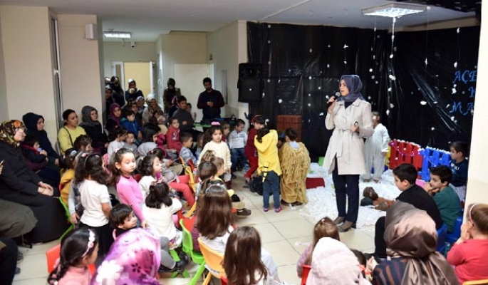 Tuzla Belediyesi Anne Çocuk Eğitim Merkezi’nde ‘Bir Kış Masalı’ Yaşanıyor