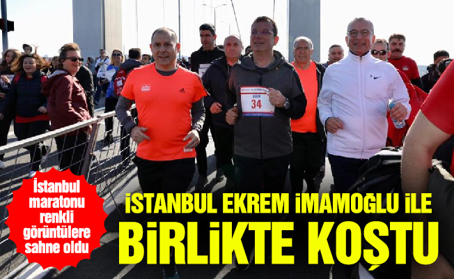 İstanbul Ekrem İmamoğlu ile birlikte koştu