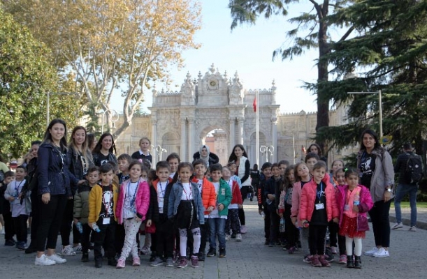 Minik Kartallılar Dolmabahçe Sarayı’nı Ziyaret Etti