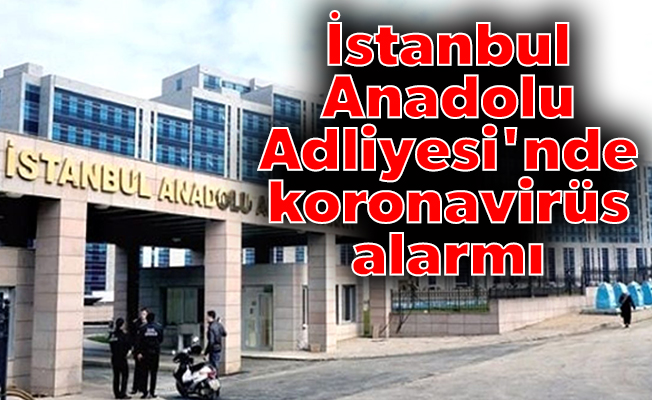 İstanbul Anadolu Adliyesi'nde koronavirüs alarmı