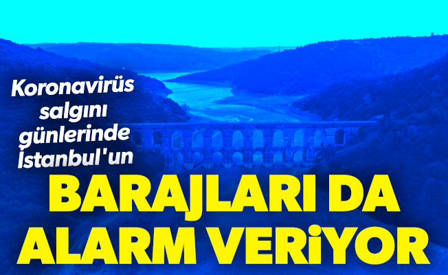 Koronavirüs salgını günlerinde İstanbul'un barajları da alarm veriyor