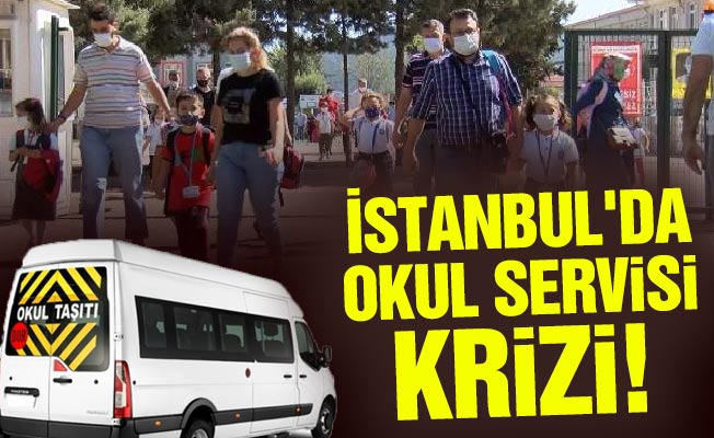 İstanbul'da okul servisi krizi!