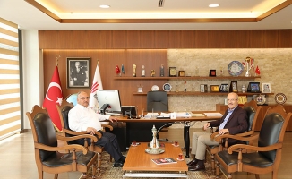 Balıkesir Altı Eylül Belediye Başkanı Zekai Kafaoğlu’ndan  Başkan Hasan Can’a ziyaret