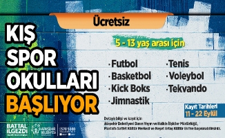 Ataşehir'de Kış Spor Okulu’na Kayıtlar Başlıyor