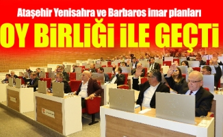 Ataşehir Yenisahra ve Barbaros imar planları oy birliği ile geçti